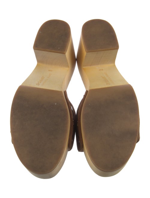 Veronica Beard Suede Studded Accents Slides