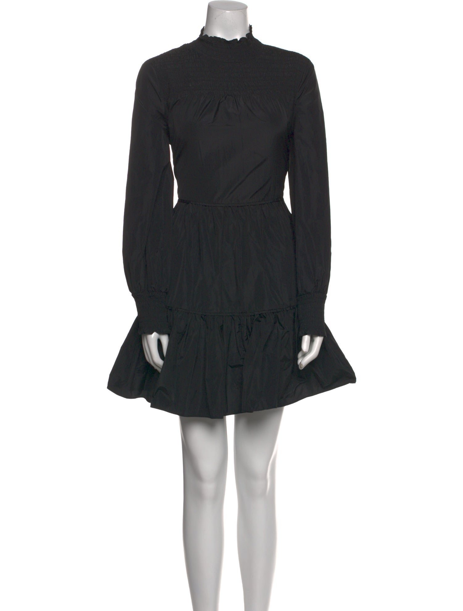 Veronica Beard Mock Neck Mini Dress