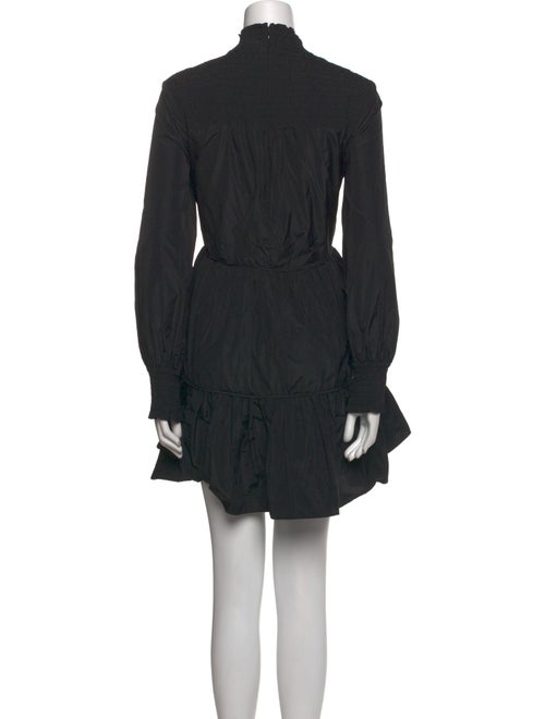 Veronica Beard Mock Neck Mini Dress