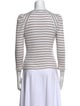 Veronica Beard Striped Crew Neck Top