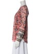 Veronica Beard Silk Floral Print Blouse
