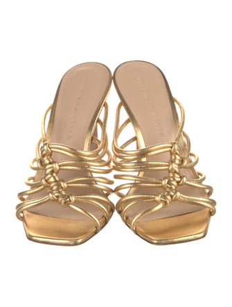 Veronica Beard Leather Slides