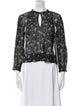 Veronica Beard Silk Printed Blouse