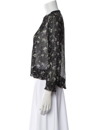 Veronica Beard Silk Printed Blouse