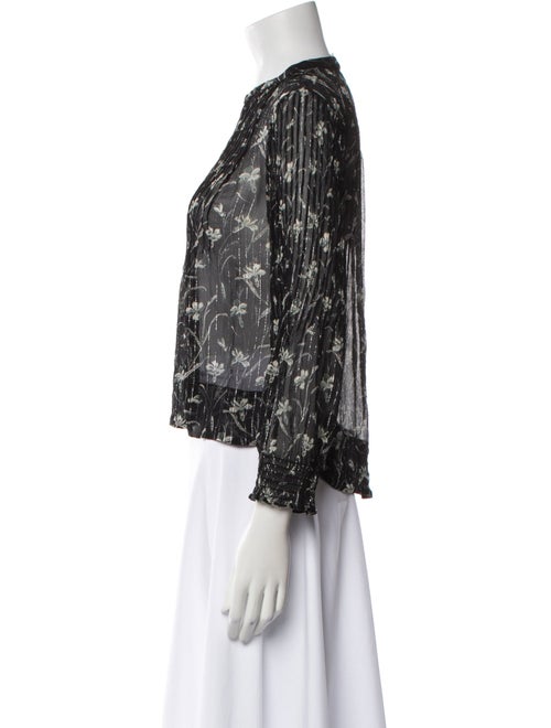 Veronica Beard Silk Printed Blouse