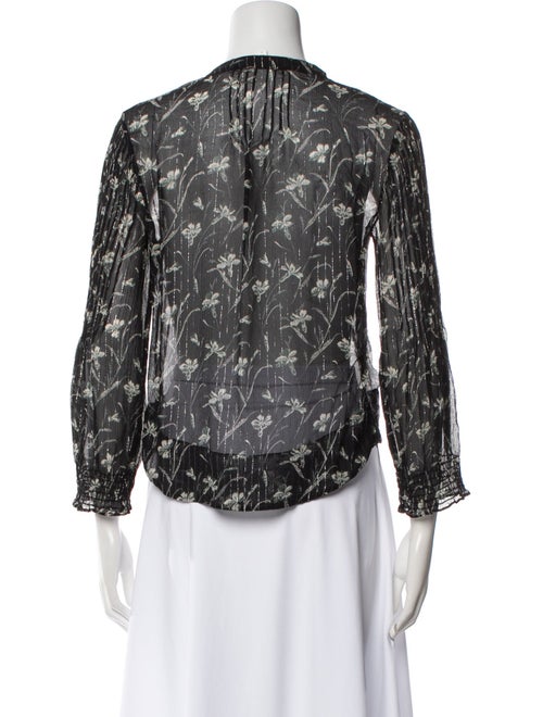 Veronica Beard Silk Printed Blouse