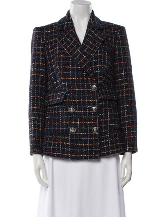 Veronica Beard Tweed Pattern Blazer