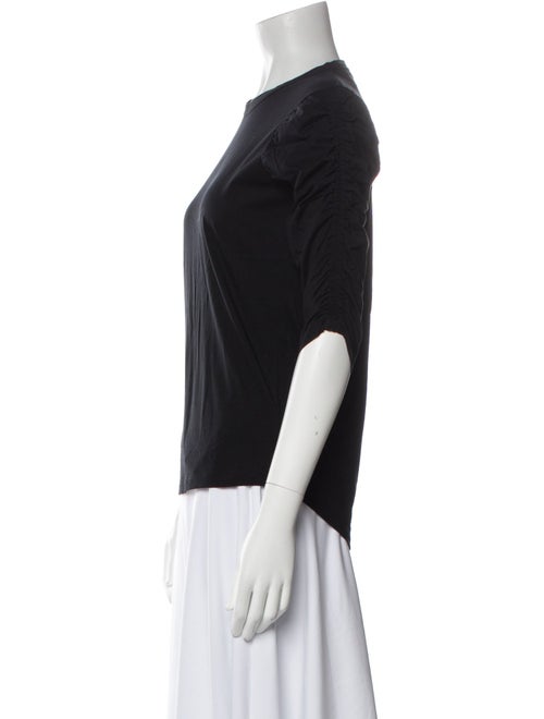 Veronica Beard Crew Neck Three-Quarter Sleeve Top