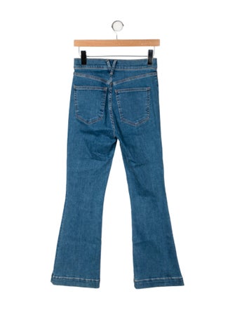 Veronica Beard High-Rise Wide Leg Jeans