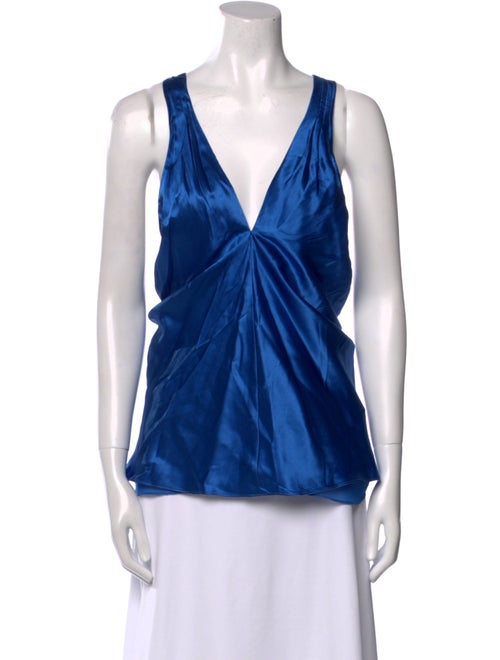 Veronica Beard V-Neck Sleeveless Top