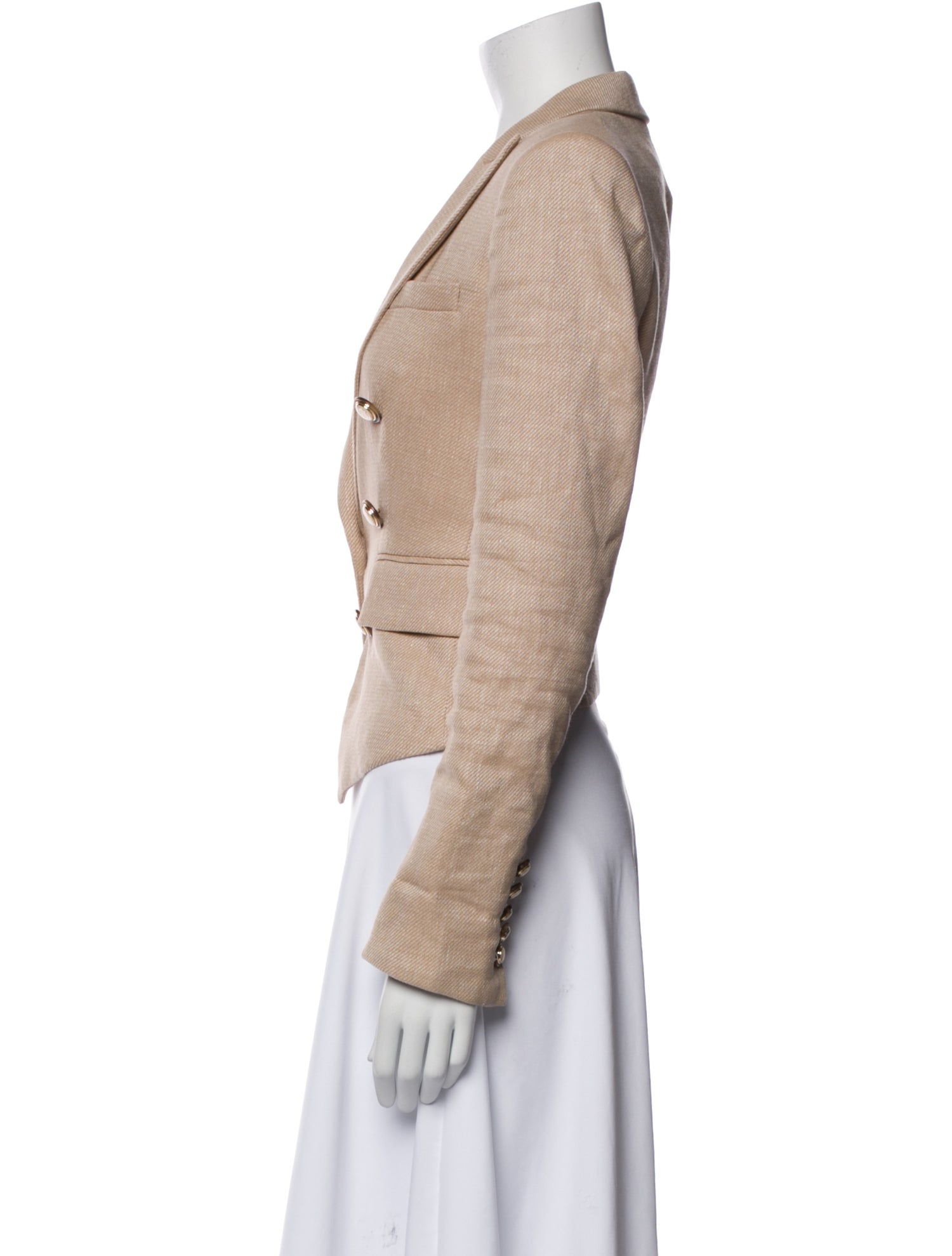 Veronica Beard Plaid Print Blazer