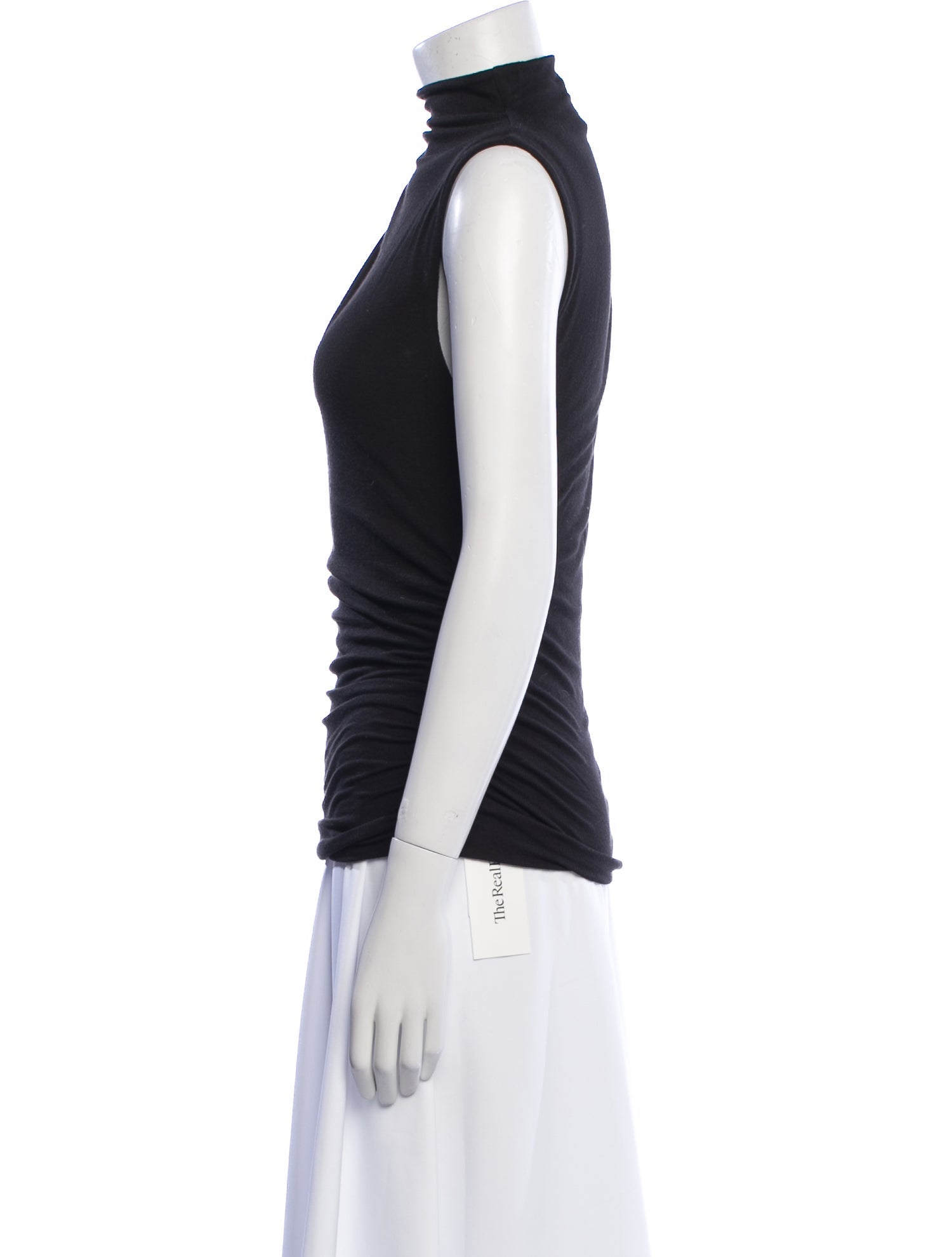 Veronica Beard Turtleneck Sleeveless Top