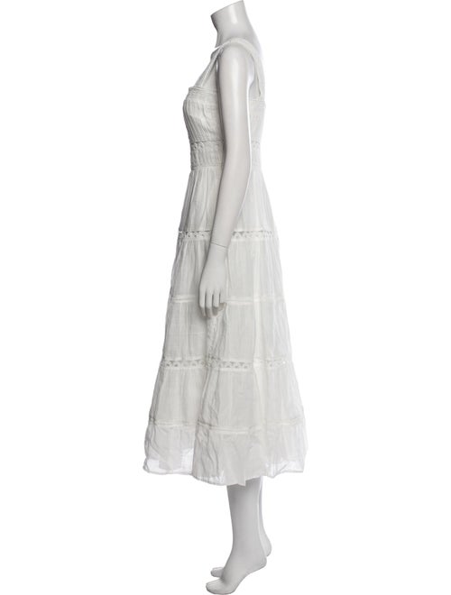 Veronica Beard Square Neckline Long Dress