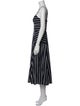 Veronica Beard Striped Long Dress