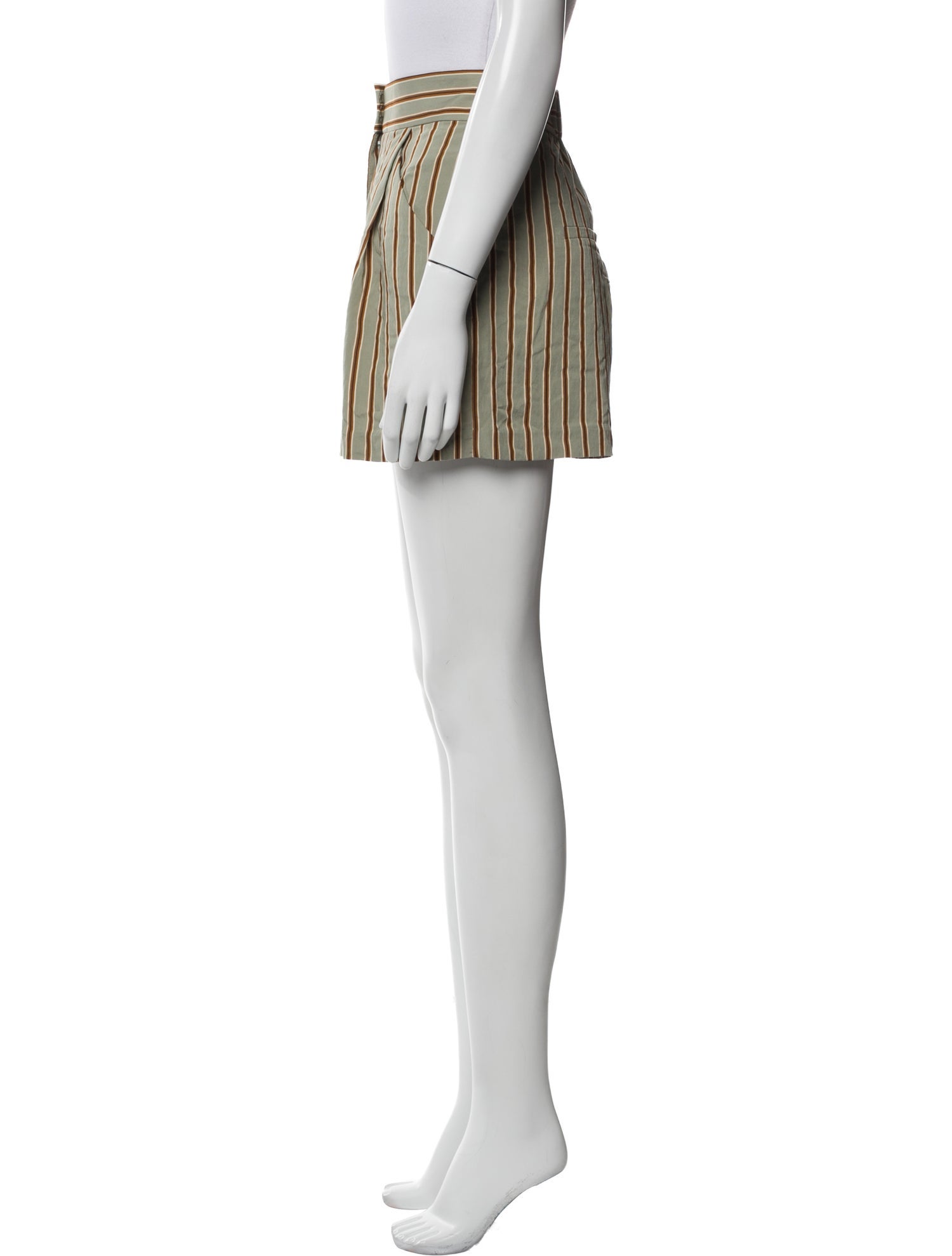 Veronica Beard Striped Knee-Length Shorts