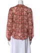 Veronica Beard Silk Floral Print Blouse