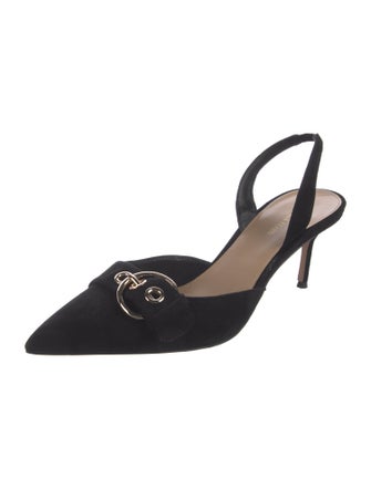 Veronica Beard Suede Slingback Pumps