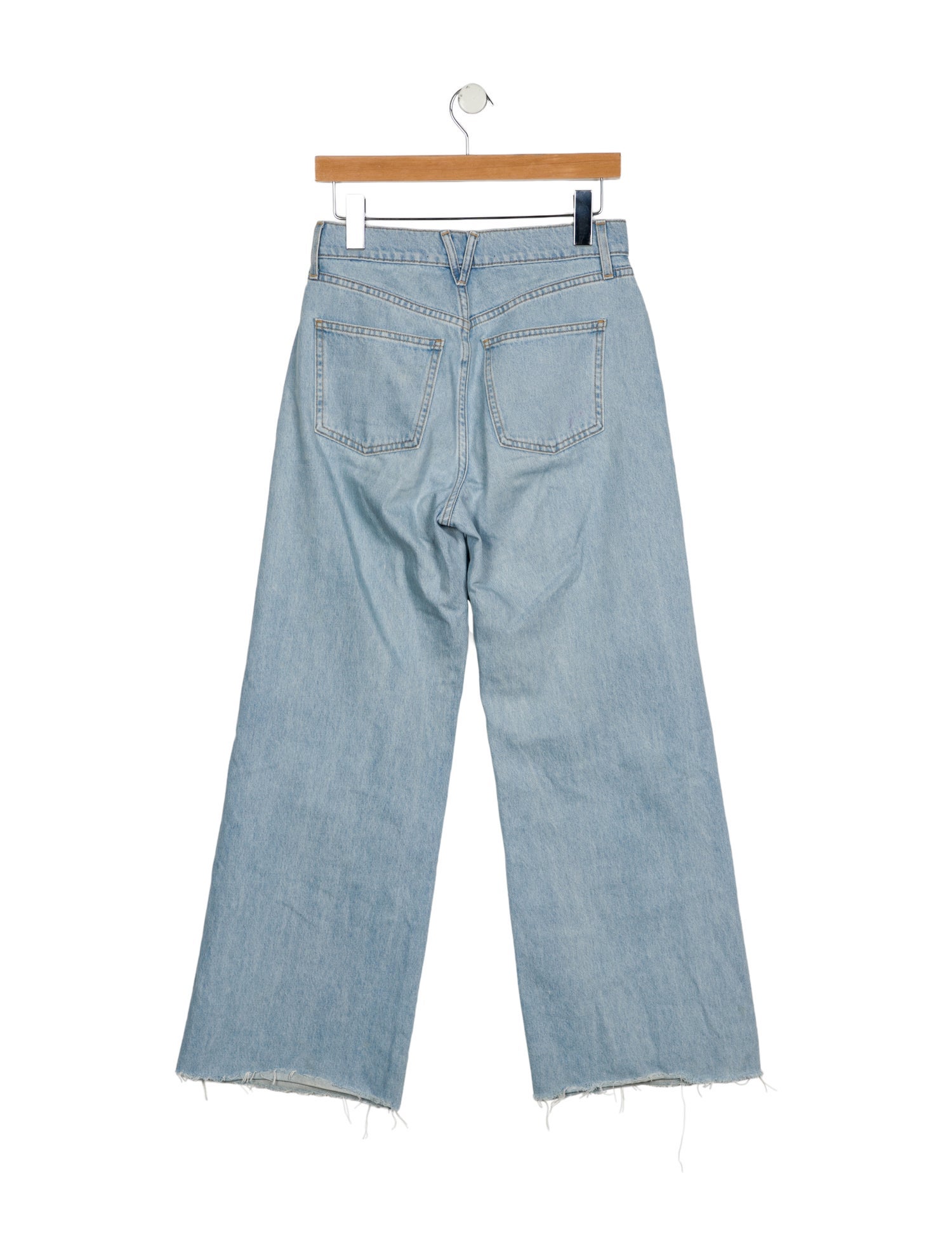 Veronica Beard High-Rise Wide Leg Jeans
