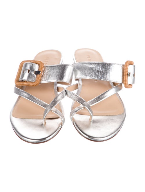 Veronica Beard Leather Slides