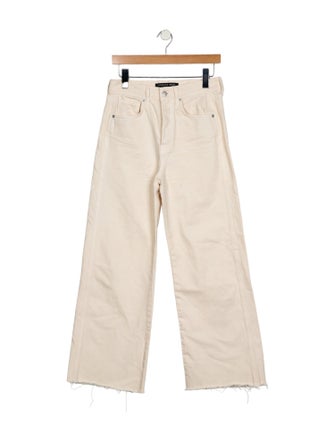 Veronica Beard High-Rise Wide Leg Jeans