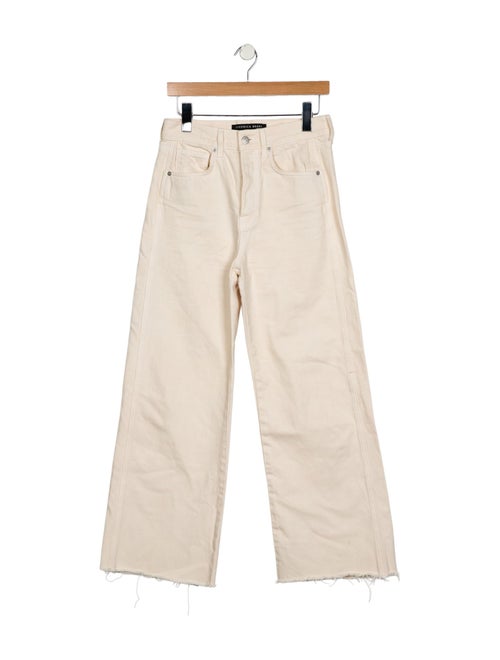 Veronica Beard High-Rise Wide Leg Jeans