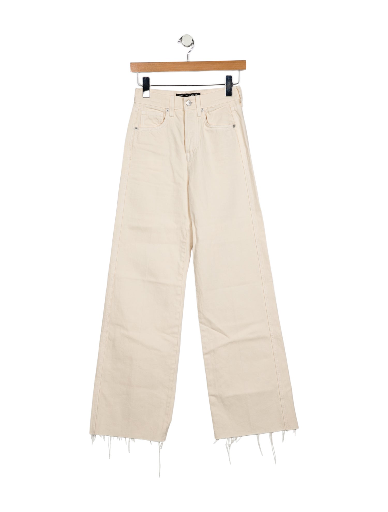 Veronica Beard High-Rise Wide Leg Jeans