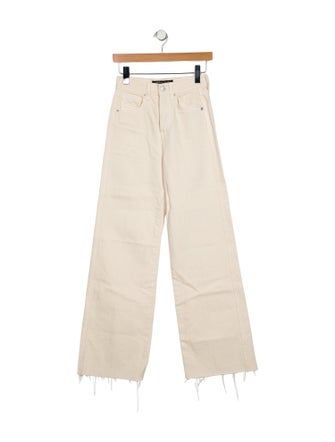 Veronica Beard High-Rise Wide Leg Jeans