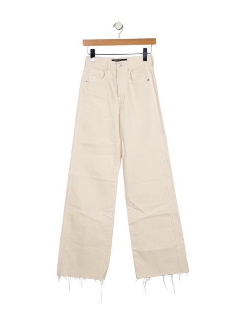 Veronica Beard High-Rise Wide Leg Jeans