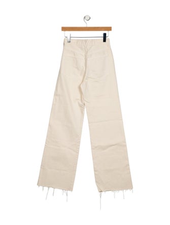 Veronica Beard High-Rise Wide Leg Jeans