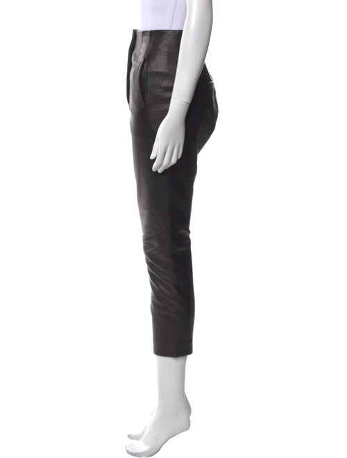 Veronica Beard Lamb Leather Skinny Leg Pants
