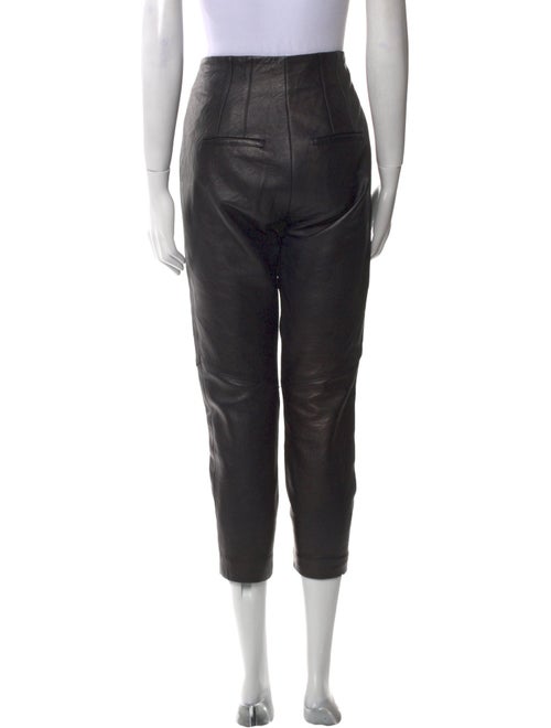 Veronica Beard Lamb Leather Skinny Leg Pants