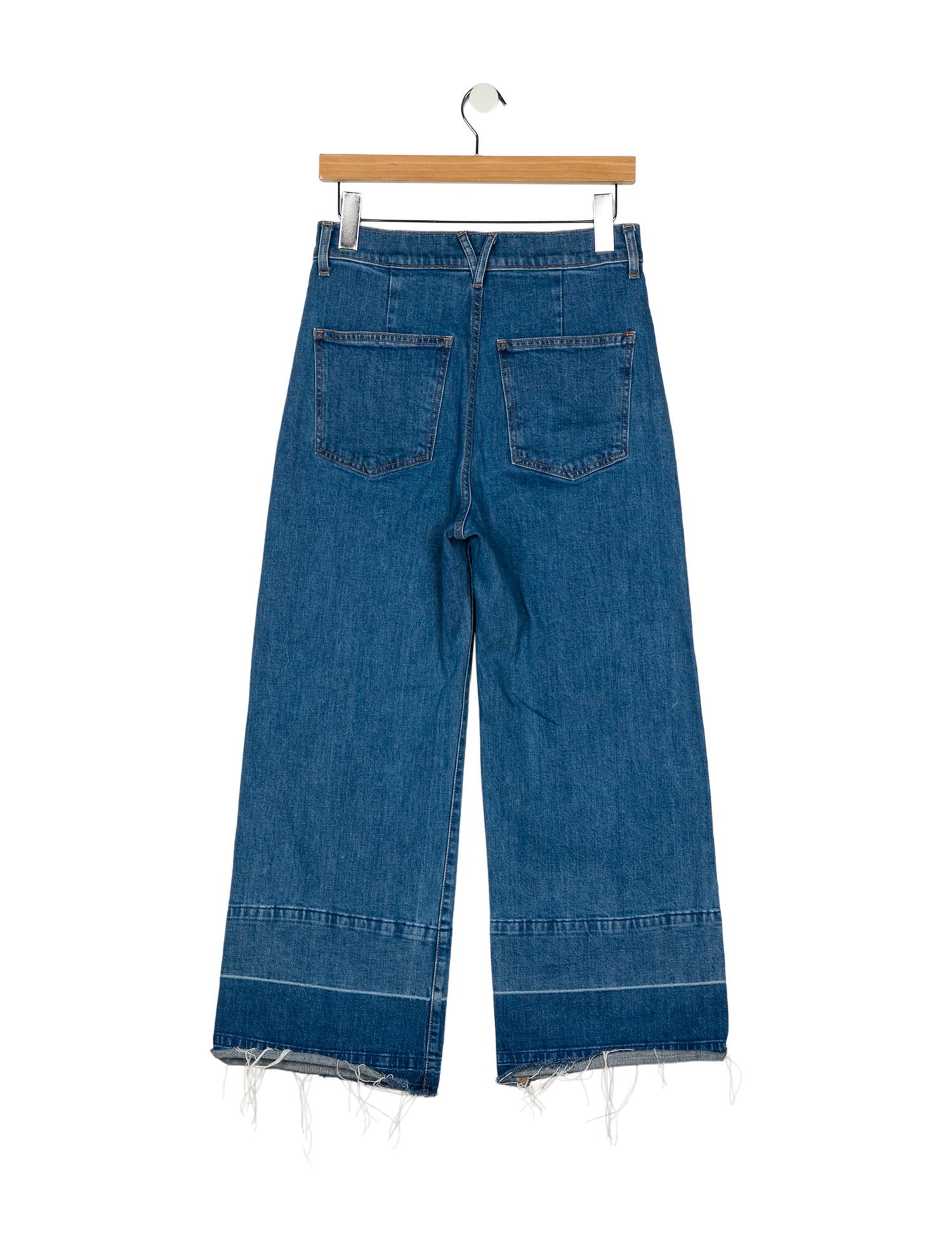 Veronica Beard High-Rise Wide Leg Jeans