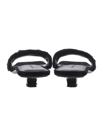 Veronica Beard Suede Sequin Embellishments Slides