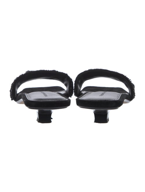 Veronica Beard Suede Sequin Embellishments Slides