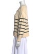 Veronica Beard Striped Scoop Neck Sweater