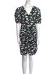 Veronica Beard Floral Print Knee-Length Dress