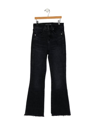 Veronica Beard High-Rise Straight Leg Jeans