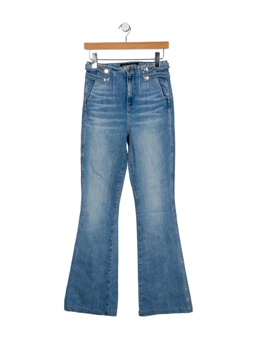 Veronica Beard High-Rise Wide Leg Jeans