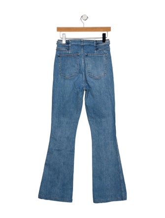 Veronica Beard High-Rise Wide Leg Jeans