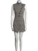 Veronica Beard Houndstooth Print Mini Dress