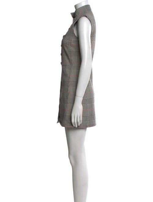 Veronica Beard Houndstooth Print Mini Dress