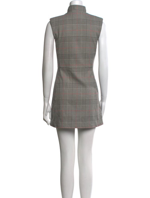 Veronica Beard Houndstooth Print Mini Dress