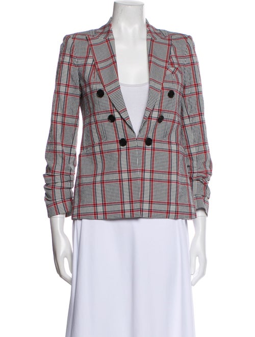 Veronica Beard Plaid Print Blazer