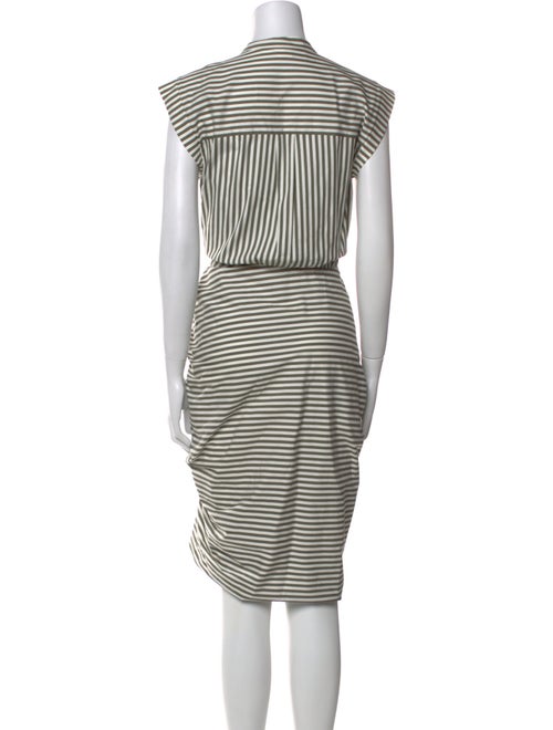 Veronica Beard Striped Midi Length Dress