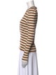 Veronica Beard Striped V-Neck Top