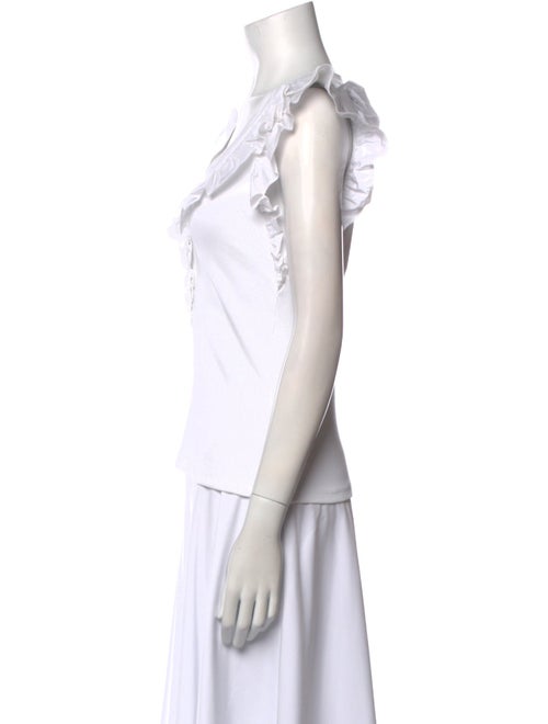 Veronica Beard V-Neck Sleeveless Top