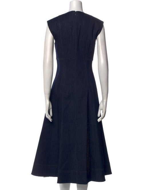 Veronica Beard Crew Neck Long Dress