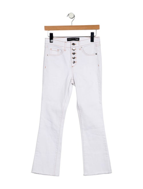 Veronica Beard Mid-Rise Straight Leg Jeans