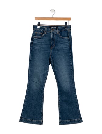 Veronica Beard High-Rise Wide Leg Jeans