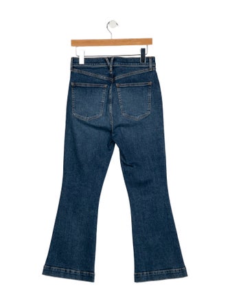 Veronica Beard High-Rise Wide Leg Jeans